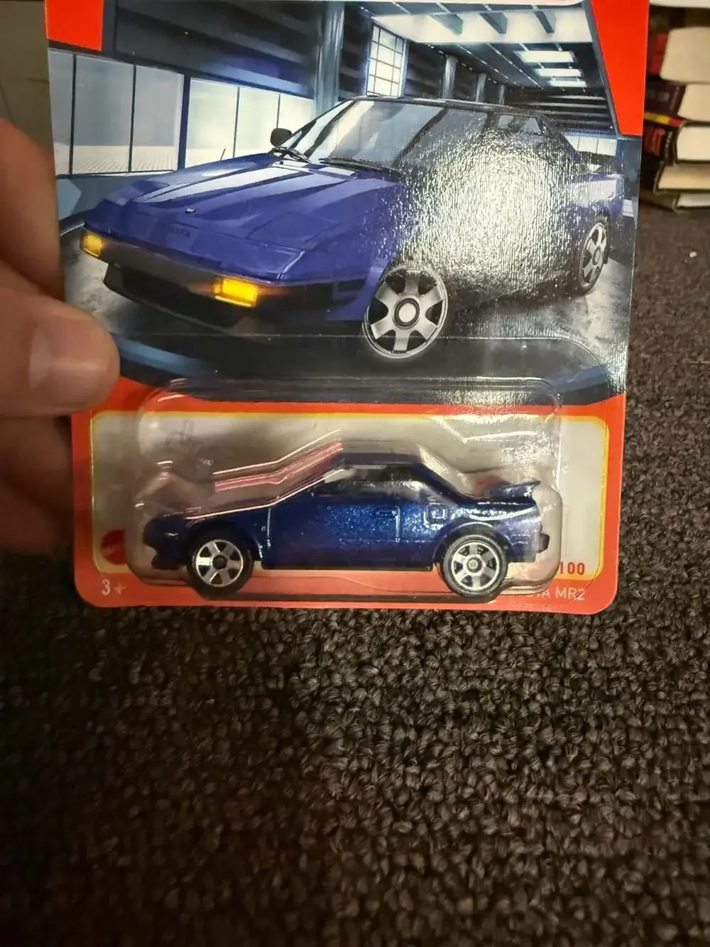 Matchbox 95/100 1984 Toyota MR2 Dark Blue Pearl